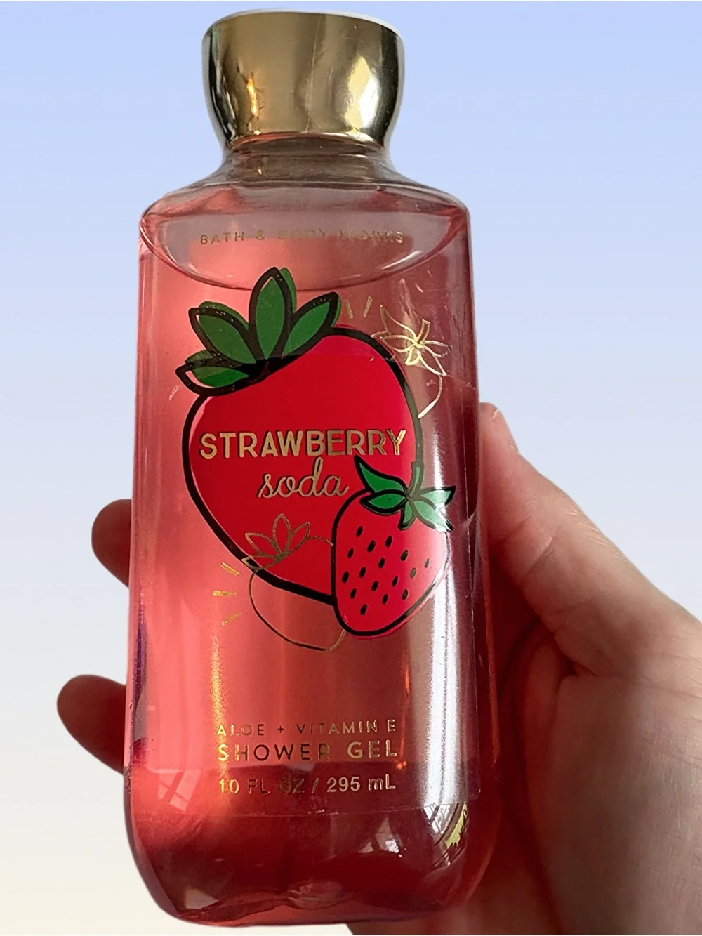 Bath & Body Works Strawberry Soda Shower Gel - New